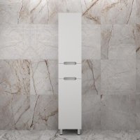 Колонна напольная Style Line "Матис" 36 см 1 ящик, Белый матовый, PLUS, ЭМАЛЬ