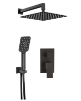 Душевая система скрытого монтажа Deante ANEMON BIS NAC_N9MP чёрная матовая Душевая система скрытого монтажа Deante ANEMON BIS NAC_N9MP чёрная матовая