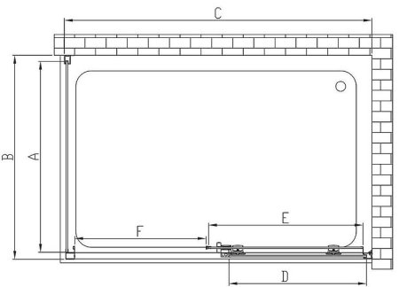 Душевой уголок Vincea Soft 150х90 VSR-3SO9015CL профиль Хром стекло прозрачное 