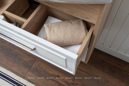 Зеркало-шкаф Aquanet Остин 85 дуб сонома 