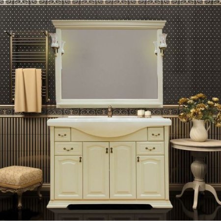 Тумба под раковину Opadiris Риспекто 120 Z0000009687 Слоновая кость ручки Бронза 