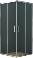 Душевой уголок Azario Seattle AZ-131 S A 100*100*195 профиль Хром стекло прозрачное
