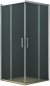 Душевой уголок Azario Seattle AZ-131 S A 100*100*195 профиль Хром стекло прозрачное 