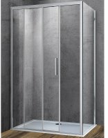 Душевой уголок Vincea Soft 140x80 VSR-3SO8014CL профиль Хром стекло прозрачное