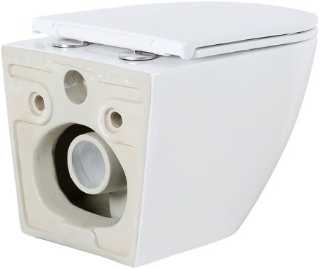 Унитаз Azario Navio AZ-0074 подвесной Белый с сиденьем Микролифт 