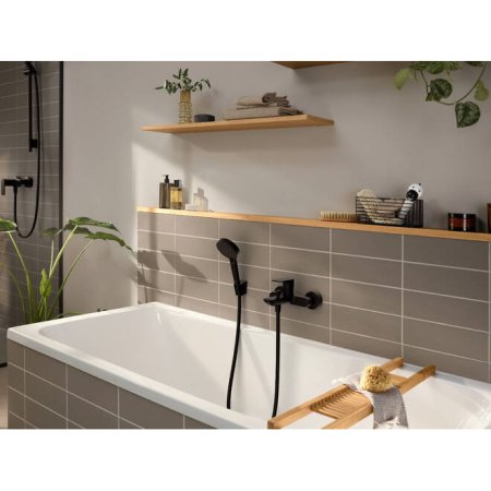 Смеситель Hansgrohe Rebris E 72450670 для ванны черный 