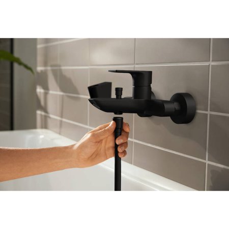 Смеситель Hansgrohe Rebris E 72450670 для ванны черный 