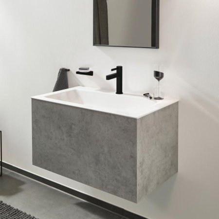 Смеситель Hansgrohe Finoris 110 76024670 для раковины, матовый черный 
