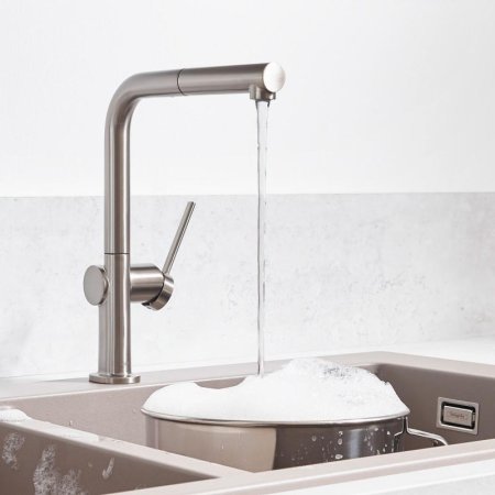 Смеситель Hansgrohe Talis M54 72808800 для кухонной мойки, под сталь 