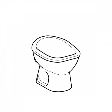 Унитаз приставной Geberit Bambini 211650000 детский 