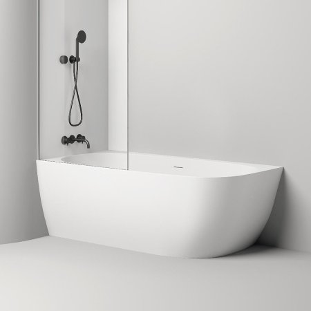 Ванна из искусственного камня Salini Sofia Corner Left 170х85 102525M Белая матовая 