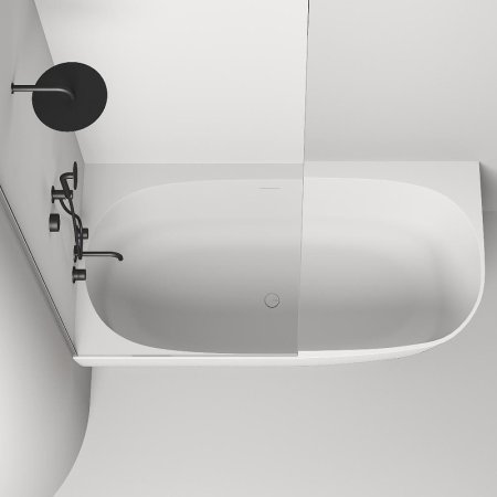 Ванна из искусственного камня Salini Sofia Corner Left 170х85 102525M Белая матовая 