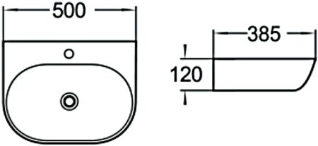 Раковина SantiLine SL-2005 
