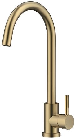 Смеситель для кухни Raiber RPG-012, золото 