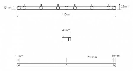 Крючок Bemeta Omega 104606112 