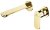 Смеситель для раковины встраиваемый FASHUN A1185-35, золото 