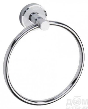 Полотенцедержатель Bemeta Trend-I 104104068 кольцо, хром/белый 