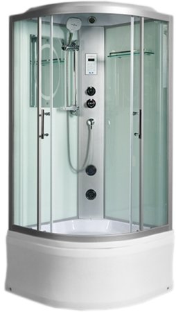 Душевая кабина WeltWasser WW500 Halle 804 80x80 10000003247 профиль Хром стекло прозрачное 