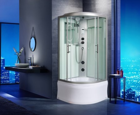 Душевая кабина WeltWasser WW500 Halle 804 80x80 10000003247 профиль Хром стекло прозрачное 