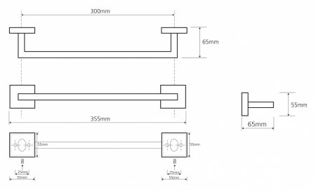 Полотенцедержатель Bemeta Beta 132204012 