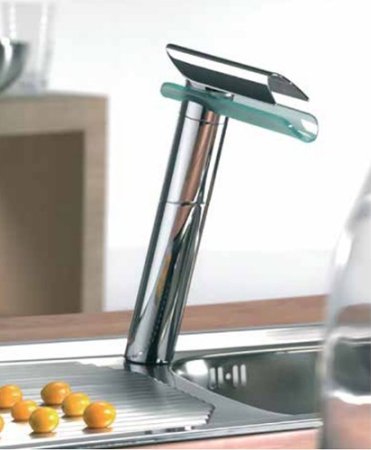 Смеситель для кухни Paini Morgana 73CR579VRKM Хром Стекло 