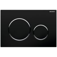Кнопка смыва Geberit Sigma 20 115.882.KM.1 черный/хром