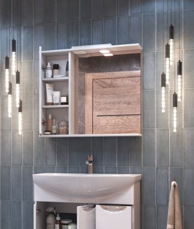 Зеркало со шкафом VIGO Callao z.CAL.80.L.El, 80 см 