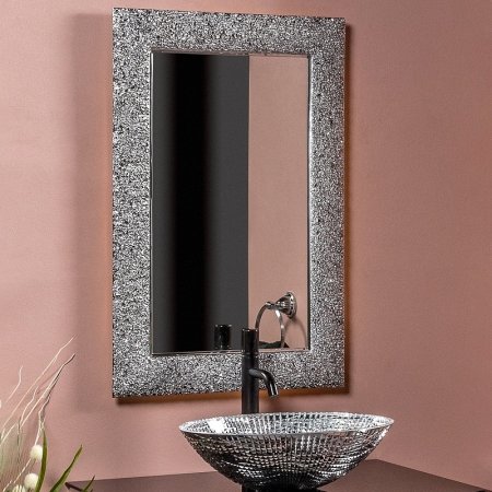 Зеркало Boheme Armadi Art NeoArt Aura 60 538 с подсветкой Серебро 