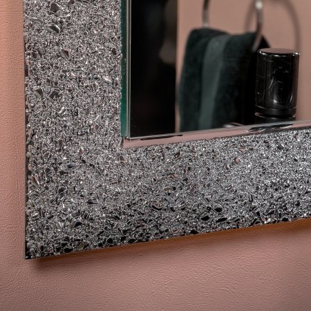 Зеркало Boheme Armadi Art NeoArt Aura 60 538 с подсветкой Серебро 