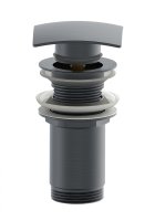 Донный клапан для раковины WONZON & WOGHAND, Темный графит (WW-88SS08-BGM)