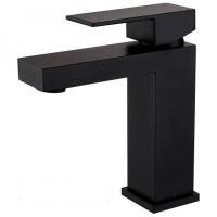 Смеситель Grocenberg GB2008BL для раковины, черный матовый