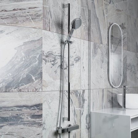 Смеситель для душа Paini Ovo 86CR511TH с термостатом Хром 