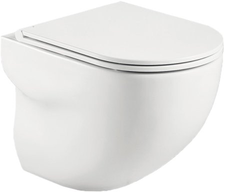 Унитаз BelBagno Onda BB066CHR подвесной без сиденья 