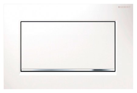 Кнопка смыва Geberit Sigma 30 115.893.KJ.1 белая / хром 