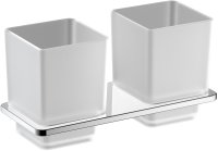 Стакан для ванной комнаты двойной Timo Selene 43034/00, хром