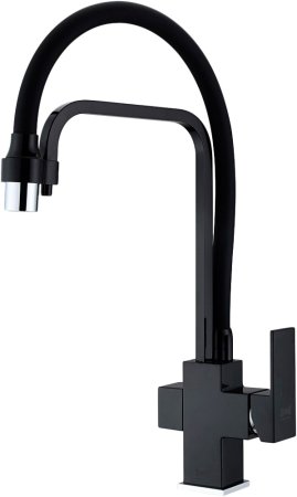 Смеситель для кухонной мойки Zorg Sanitary ZR 341-6 YF Black 