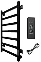 Полотенцесушитель электрический (лесенка) Тругор Пэк сп 20 кв 80х40 см, черный