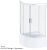Душевой уголок AM.PM Gem W90G-401A090WT Профиль матовый хром, стекло прозрачное 