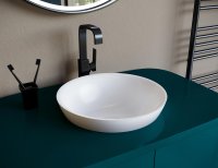 Раковина полувстраиваемая матовая 42x42 Salini MAREA 03 1802203M