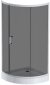 Душевой уголок AM.PM Like Solo Slide 90x90 W83G-315-090CG64 профиль Хром матовый стекло тонированное 