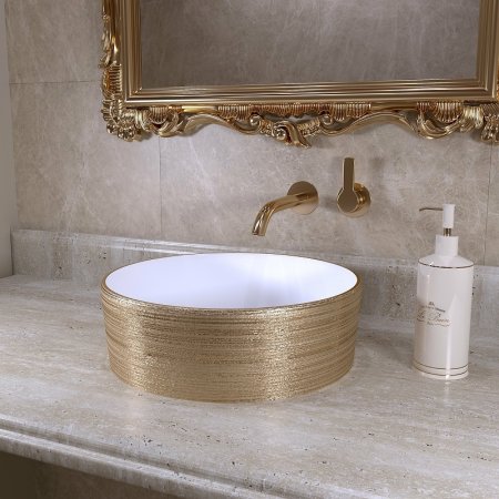 Раковина-чаша Grossman 35 GR-5010GW Золото Белая 