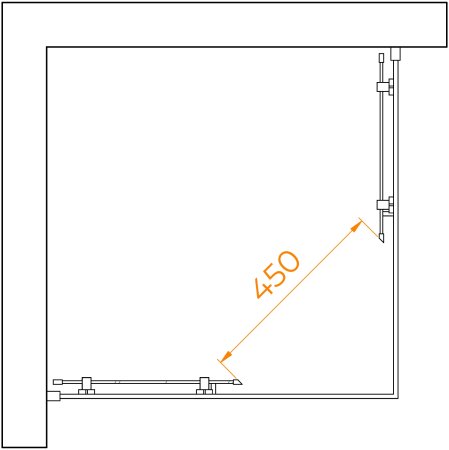 Душевой уголок RGW PA-030B 800x800 