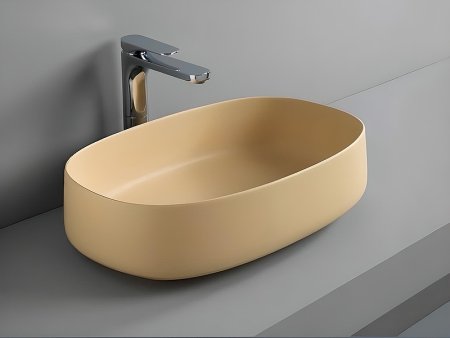 Раковина-чаша Artceram Cognac 55 COL003 12 00 Giallo zinco 