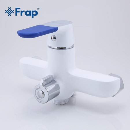 Смеситель для ванны Frap H34 F2234 универсальный Белый Хром 