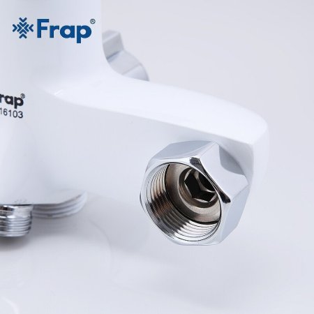 Смеситель для ванны Frap H34 F2234 универсальный Белый Хром 