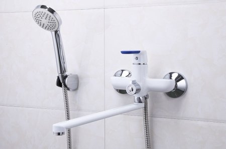 Смеситель для ванны Frap H34 F2234 универсальный Белый Хром 