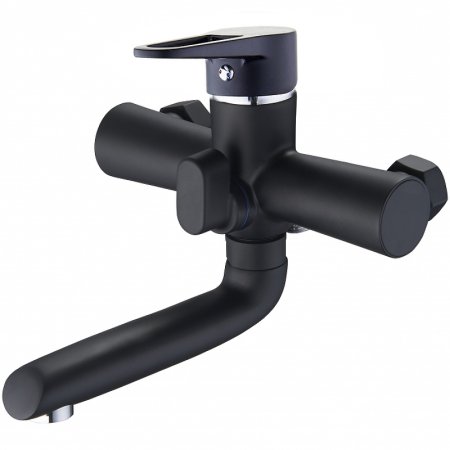 Смеситель для ванны G-Lauf NUD3-A045YB Черный матовый 