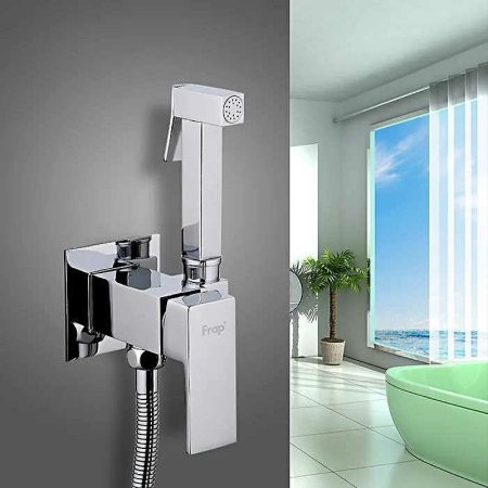 Гигиенический душ со смесителем Frap F7506 Хром 