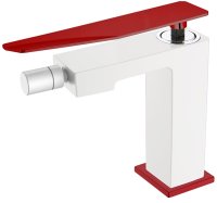 Смеситель для биде Boheme Q 146-WR.2 Белый Красный