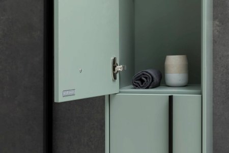 Шкаф пенал Allen Brau Reality 30 L 1.32002.CGM подвесной Олива матовая 